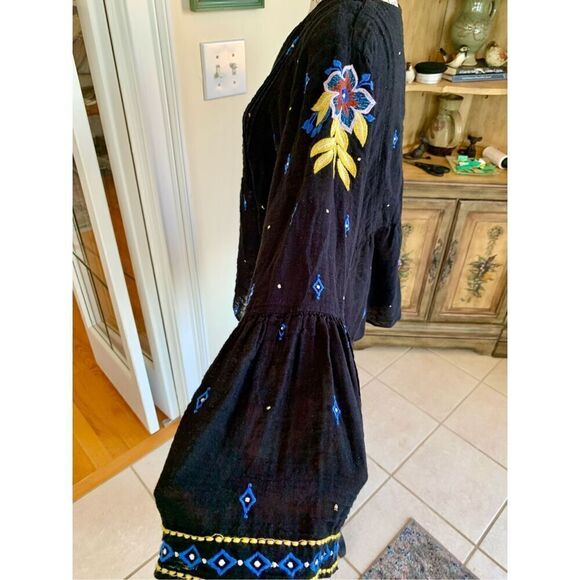 Roller Rabbit Navy Embroidered Tunic - Picture 5 of 9